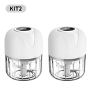 Mini Processador de Alimentos USB 250ml 3 Laminas Triturador Alho Portatil Moedor Eletrico Cebola Trituador de Alimentos