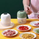 Mini Processador de Alimentos USB 250ml 3 Laminas Triturador Alho Portatil Moedor Eletrico Cebola Trituador de Alimentos
