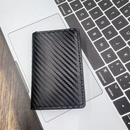 Carteira RFID De Fibra De Carbono-Porta-Cartões Pop-Up Automático Com Proteção Antirroubo ​
